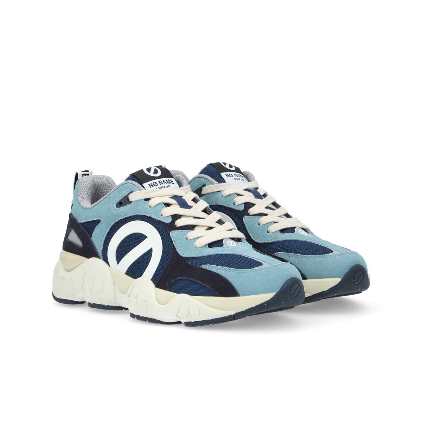 KRAZEE RUNNER M - SUEDE/REC.KNIT - SKY/NAVY